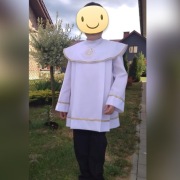 Alba komunijna ze spodniami wzr. 126 cm