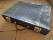 Walizka , teczka męska dawnych lat , vintage ,skórzana 