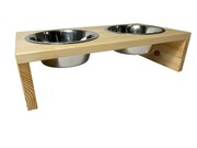 Miska dla psa, stojak na miski, bufet karmnik owczarek niemiecki DREVOO