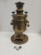 Antyczny rosyjski samowar węglowy – Tuła, ok. 1900 r., medal wystawowy