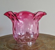 Klosz tulipan do lampy naftowej-baza 10,2 cm-antyk      