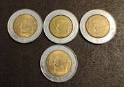 Zestaw 4 monet 500 lirów - Włochy 