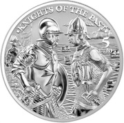 Srebrna moneta 1oz Knights of the Past, 2022
