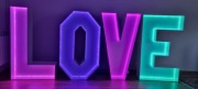 Napis LOVE wynajem na wesela