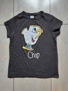 Bluzka t-shirt Piękna i bestia Chip bryczek 36,S 