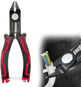 Obcinak szczypce do ściągania izolacji cięcia kabli  20-10 AWG 0,8-2,6 mm 