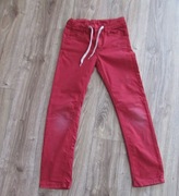 spodnie Tape A' L'oeil rozm 134 czerwone rurki