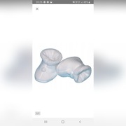 Ocieplane buciki do chrztu rozm 10