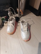 BUTY LED Adidasy Sportowe ŚWIECĄCE BIAŁE USB 33