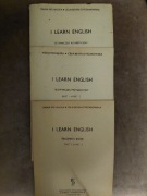 I learn English - teacher's book, słowniczek x2