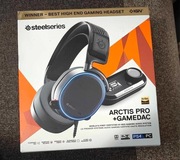 Słuchawki przewodowe Steelseries Arctis Pro + GameDac CZARNE