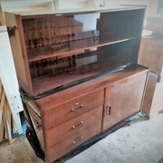 Witryna ( wysoki połysk) w stylu PRL 