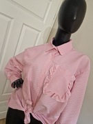 Damska koszula w paski biało czerwone HiT włoska  