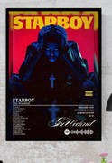 The Weeknd Starboy plakat album a3 w ramce obraz poster