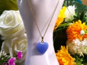 Naszyjnik z niebieskim sercem