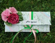 Koperta na pieniądze wykonane ręcznie