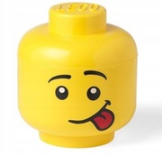 LEGO Pojemnik Głowa Mała Silly Język Rozmiar S
