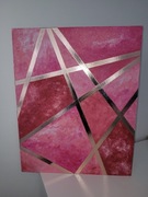 Obraz abstrakcja geometryczna akryl 