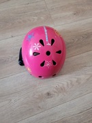 Dziewczęcy, regulowany kask na rolki, hulajnoge