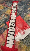 Zestaw Widzew Łódź. Szalik, reklamówka, opaska na rękę Make Widzew