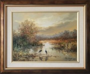 Obraz CZAPLE - Jacek Fijałkowski (oryginał)