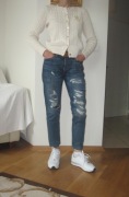 POLO RALPH  LAUREN JEANSY ORYGINAŁ BEZ DZIUR EFEKT PRZETARCIA