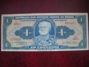 BANKNOT  Brazylia 1 Cruzeiro (1954-1958) 