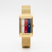 złoty zegarek Gucci G-Frame 
