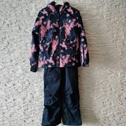 HIT ZIMY! Kombinezon narciarski Crivit 146/152 PINK/BLACK - Stan BDB!