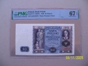 20 zł. 1936 ser.AJ  PMG67  EPQ