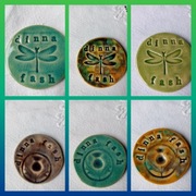 Ceramiczny magnes Outlander, rękodzieło 