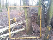 Brama rama dwuskrzydłowa z furtką PRL 1,6m x 4m