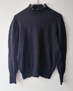 Sweter z golfem czarny roz.S wymiary opis firmy Zara