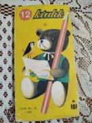 Kredki z misiem PRL kolekcjonerskie