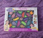 Duzy zestaw kreatywny diy do tworzenia biżuterii bransoletki koraliki gift