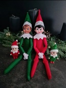 Psotny Elf on the shelf elf badly behaving chłopiec dziewczynka baby