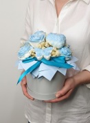 Candle Flower box ze świec sojowych – prezent na Dzień Kobiet/Urodziny 