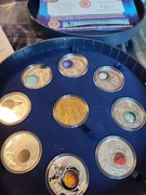 Systema solare zestaw numizmatyczny  Srebro 