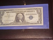 BANKNOT USA 1 $DOLAR 1957 SERIA Y 10797644A