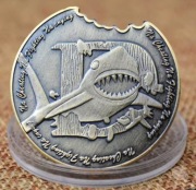 ,, ugryziona,, moneta z rekinem 