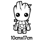 NAKLEJKA GROOT MARVEL NA AUTO 