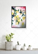 Obraz akrylowy " cytryny" 