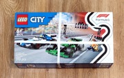 LEGO City 60474 Padok F1 z bolidami VCARB i Sauber - nowe 