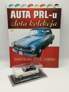 Model WARTBURG 311-2 CABRIO 1:43 DeAgostini Kultowe Złota Kolekcja KAP Nowy