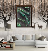 Obraz pouring abstrakcja 