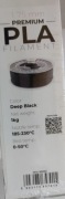 Filament Premium PLA Deep Black 