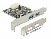 Delock Karta PCI Express x1 > 2 x zewnętrzne USB 3.0