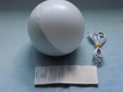 LAMPKA DEKORACYJNA NOCNA - KULA-LED-USB-NA DOTYK-GAMA KOLORÓW .ŚRED.12 CM