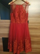 Bordowa sukienka Chi Chi London