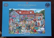 Puzzle 2000 el. Gibsons , " Garnki i groszki " .